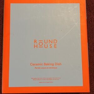 Red Ceramic Baking Dish by Round House.